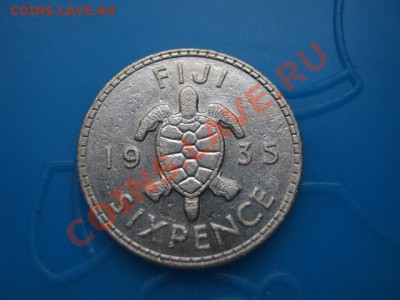 Фтджи 6 пенсов 1935  Георг V серебро до 18.10 в 21.00 М - Изображение 102
