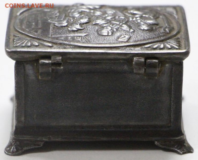 Мини-шкатулка Касли 1903 год " Игра в карты" - 11,05.21 в 22 - 1,07,19 071