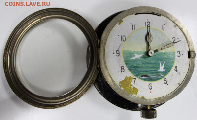 Часы флотские круглые латунные 1949 год - 11,05.21 в 22.00 - 11,06,19 032