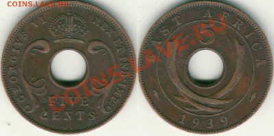 Вост. Африка, 5 центов 1939 - до 22-00мск 18.10 - e-a-5c-1939
