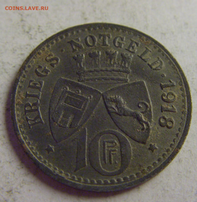 Нотгельд 10 пф 1918 Тетнанг цинк №1 13.05.2021 22:00 МСК - CIMG4453.JPG