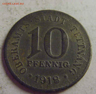 Нотгельд 10 пф 1918 Тетнанг цинк №1 13.05.2021 22:00 МСК - CIMG4451.JPG