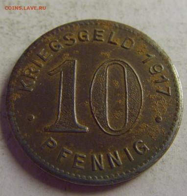 Нотгельд 10 пф 1917 Эльберфельд №1 13.05.2021 22:00 МСК - CIMG4463.JPG