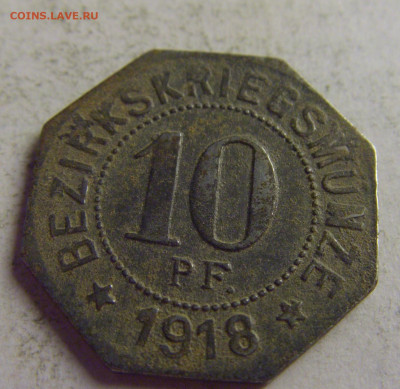 Нотгельд 10 пф 1918 Эльванген №1 13.05.2021 22:00 МСК - CIMG4491.JPG