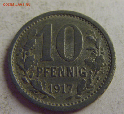 Нотгельд 10 пф 1917 Изерлон №1 13.05.2021 22:00 МСК - CIMG4511.JPG