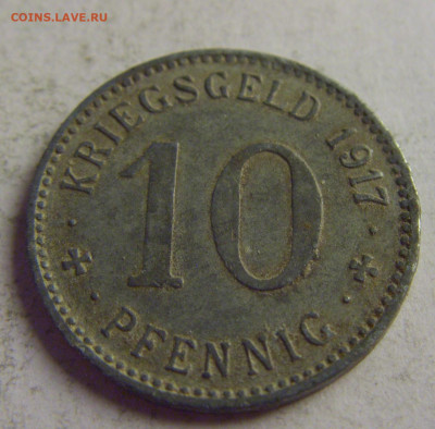 Нотгельд 10 пф 1917 Менден №1 13.05.2021 22:00 МСК - CIMG4535.JPG