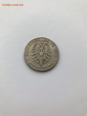 Гамбург 2 марки 1876г до  10.05. 22-00мск - гамбург (2)