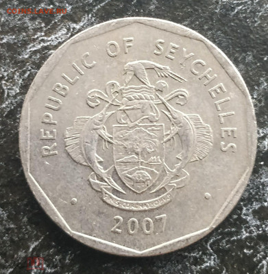 СЕЙШЕЛЫ (Сейшельские острова) 5 рупий 2007 (пальма) до 11.05 - 187491637.1