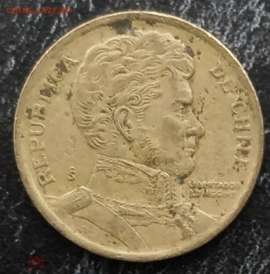 ЧИЛИ 10 песо 1999 (портрет Бернардо О'Хиггинса) до 11.05 - 190000407.1