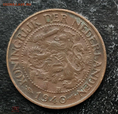 НИДЕРЛАНДЫ 1 цент 1940 (королева Вильгельмина) 11.05 - 190060945.1