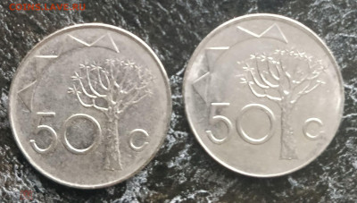 НАМИБИЯ 50 центов 1993 (колчанное дерево) 11.05 - 187499382.0