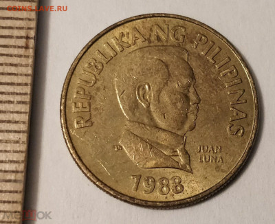 ФИЛИППИНЫ 25 сентимо 1988 (бабочка) 11.05 - 130590154.1