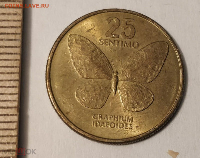 ФИЛИППИНЫ 25 сентимо 1988 (бабочка) 11.05 - 130590154.0