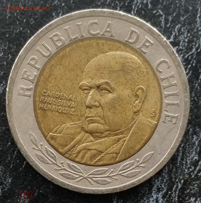 ЧИЛИ 500 песо 2001 (БИМ) 11.05 - 189650173.1