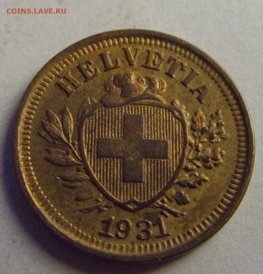 1 раппен 1931 Швейцария №2 14.05.2021 22:00 МСК - CIMG2953.JPG