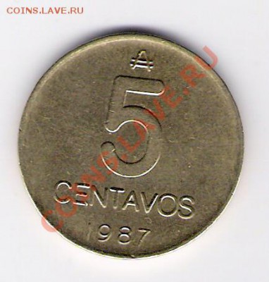 АРГЕНТИНА 5 сентаво 1987, до 21.10.11 22-00мск. - сканирование0049