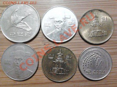 Монеты разных стран и номиналов (пополняемая). - 83 юж.корея.