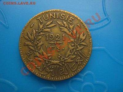 Тунис Французский 1 франк 1921 до 18.010 в 21.00 М - Изображение 091