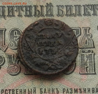 Полушка 1734 г. перечек до 13.05 в 22.00 - DSCN5871.JPG