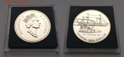 Канада 1 доллар 1991 года пароход Фронтенак- 14.05 22:00 мск - IMG_20201114_105050