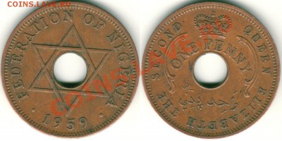 Нигерия, 1 пенни 1959 - до 22-00 18.10 - nig-1p-1959