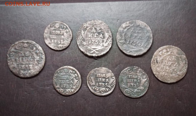 Царская медь пятаки деньга полушки 10 шт. до 16.05 - DSCN0440 (2).JPG