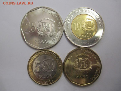Доминикана набор из 4 монет  до 15.05.21 - IMG_1370.JPG
