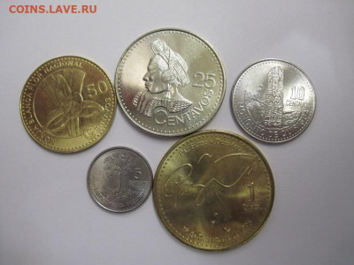 Гватемала набор из 5 монет   до 15.05.21 - IMG_1462.JPG