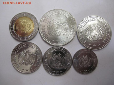 Боливия набор из 6 монет  до 15.05.21 - IMG_1772.JPG