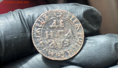 денга ПЕТР 1 - 1707г. АWЗ. Оригинал. - IMG_3477 (2).JPG