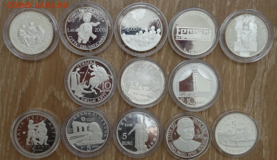 13 монет пруф Италия, Ватикан, Сан-Марино - пруф1
