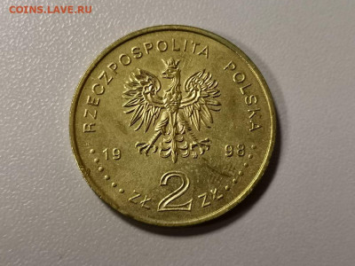 Польша 2 злотых 1998г -Полоний и радий, до 20.05 - Я Польша Полоний-2