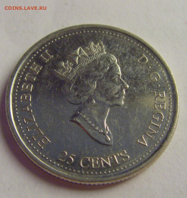 25 центов 1999 февраль Канада №5 20.05.2021 22:00 МСК - CIMG6361.JPG