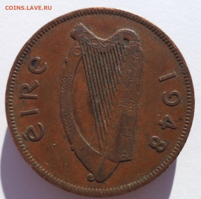 1 пенни 1948 г. ИРЛАНДИЯ (Курица) до 16.05.21 в 22:00 МСК - IMG_20210216_164954