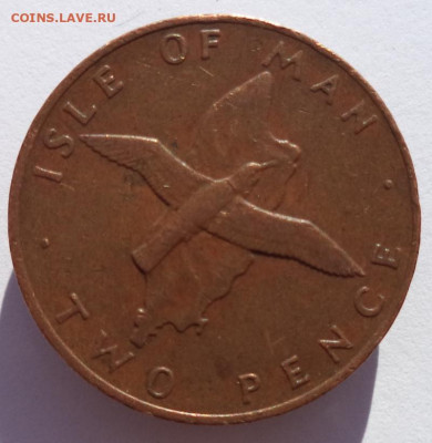 2 пенса 1976 г. ОСТРОВ МЭН (Птица) до 16.05.21 в 22:00 МСК - IMG_20210216_164730