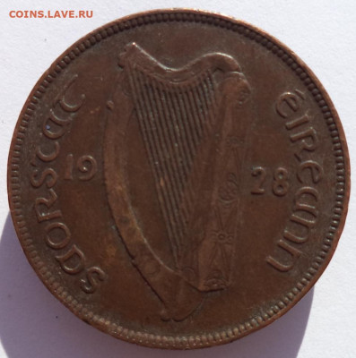 1 пенни 1928 г. ИРЛАНДИЯ (Курица) до 16.05.21 в 22:00 МСК - IMG_20210218_145526