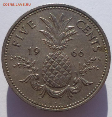 5 центов 1966 г. БАГАМСКИЕ О-ВА (Ананас) до 16.05.21 - IMG_20210217_210016