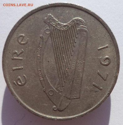 5 пенсов 1971 г. ИРЛАНДИЯ (Бык) до 16.05.21 в 22:00 МСК - IMG_20210218_152436