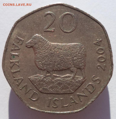 20 пенсов 2004 г. ФОЛКЛЕНДСКИЕ О-ВА (Овца) до 16.05.21 - IMG_20210218_132110