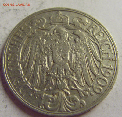 25 пфеннигов 1909 D Германия №3 20.05.2021 22:00 МСК - CIMG5737.JPG