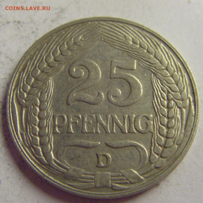 25 пфеннигов 1909 D Германия №3 20.05.2021 22:00 МСК - CIMG5735.JPG