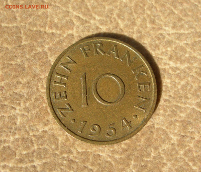 СААР, 10 франкен 1954 - DSCN0013.JPG
