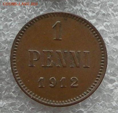 Финляндия, 1 пенни 1912 - фин11