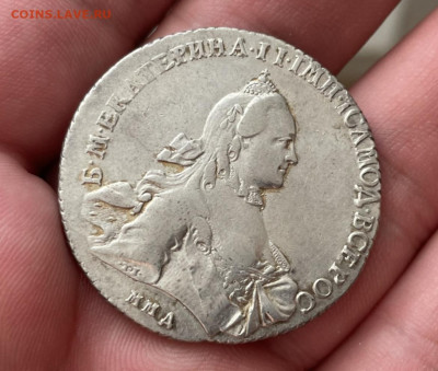 1 рубль 1762 года. ММД-ТI-ДМ. До 21.05.21 - CE47317B-F514-42E4-AC36-8C67C59B09C5