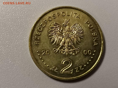 Польша 2 злотых 2000г -Великий юбилей, до 24.05 - Я Польша Великий юб-2