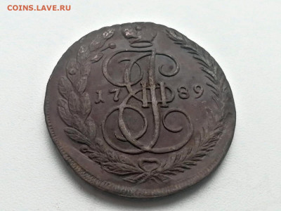 5 копеек 1789 года ЕМ до 24.05.2021г в 22.00 - 2