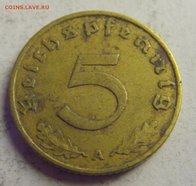 5 пфеннигов 1939 А Германия №1 21.05.2021 22:00 М - CIMG3339.JPG