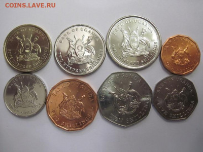 Уганда набор из 8 монет до 21.05.21 - IMG_1852.JPG