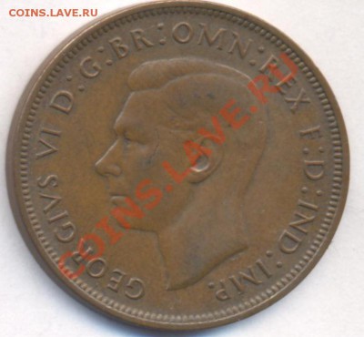 Великобритания пенни 1948 г.До 19.10.11 г. 21-00 МСК. - п 48.1