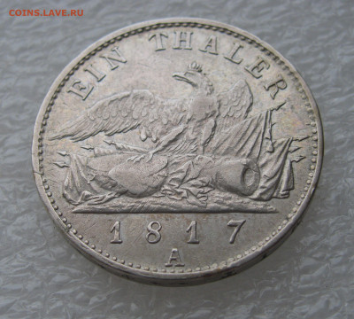 Королевство Пруссия. Фридрих Вильгельм III. 1 ТАЛЕР 1817 год - Тал1817 (5).JPG